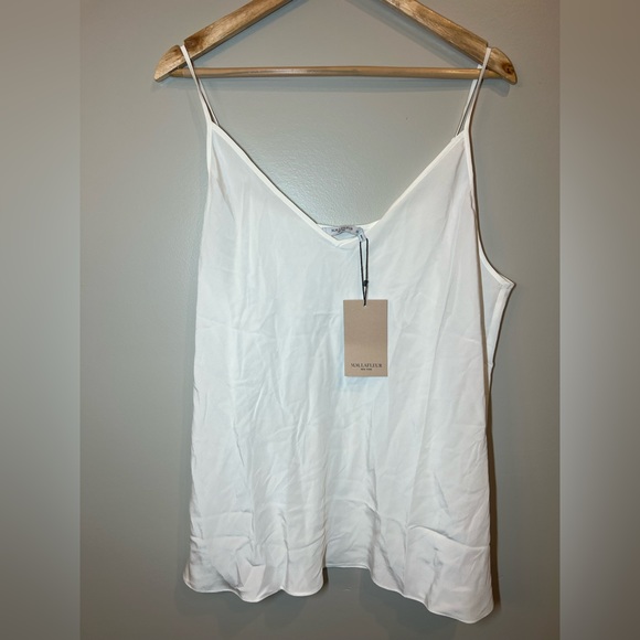 M.M. Lafleur The Lisey Cami - Washable Silk NWT Ivory Size XXL - Picture 5 of 9